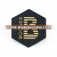 Wholesale 3D Embossed Logo Heat Transfer Iron On TPU Patches For Garment